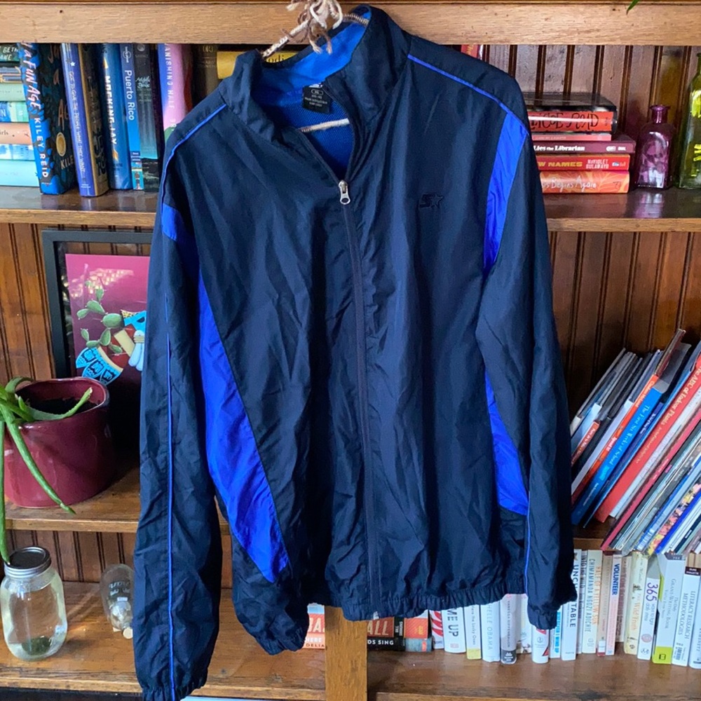 Vintage starter track windbreaker